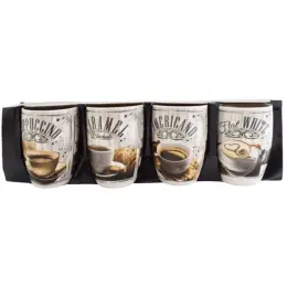 Global Brew 4-Piece Mug Set Gift Box
